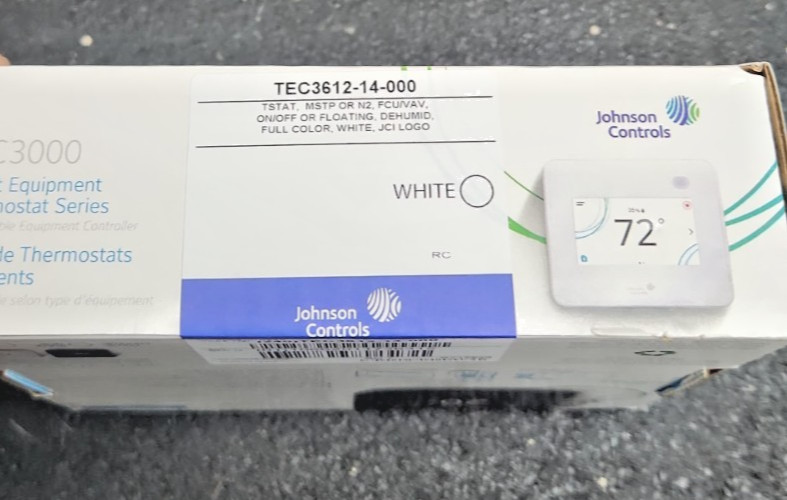 Johnson Controls TEC3612-14-000 TEC3000 BACnet N2 Network Thermostat Controller