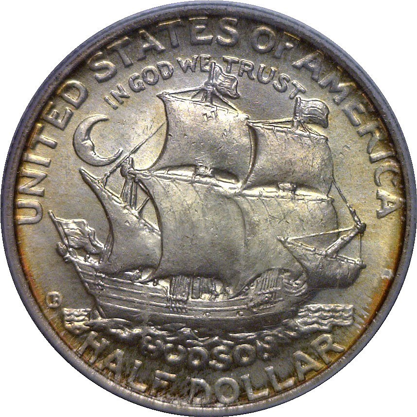 1935 Hudson Commemorative Half Dollar PCGS MS-65