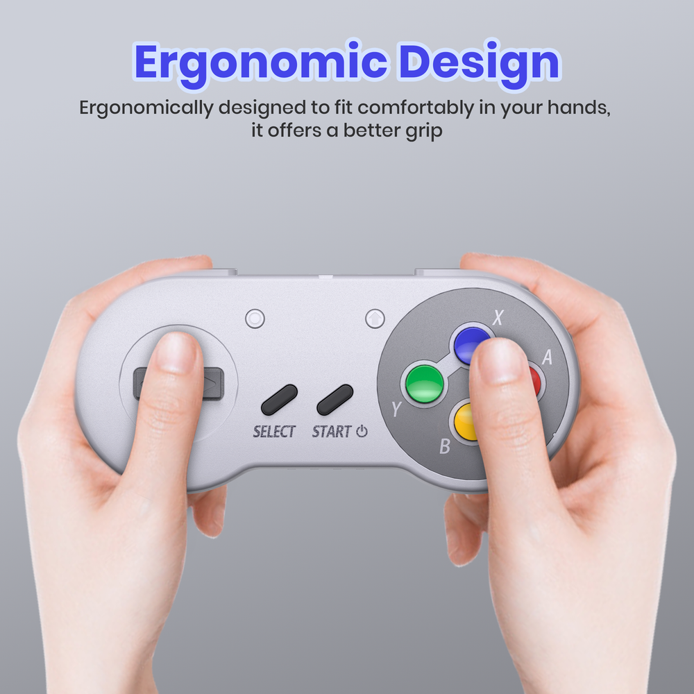 Wireless SNES Remote Game Controller For Original Super Switch Online & SFC ， PC