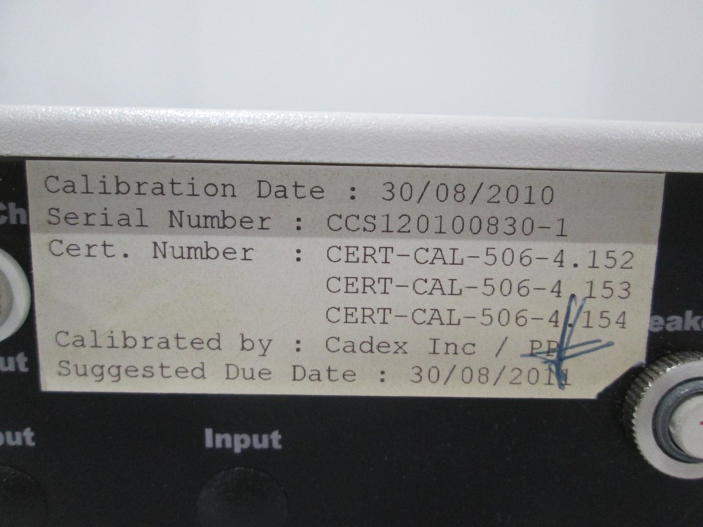 Cadex, Pc4300, Control System Center, Used