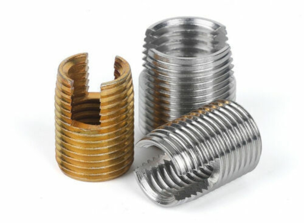 Slotted Self Tapping Threaded Inserts Variations Size M2 M3 M4 M6 M8 M12 M14 M18