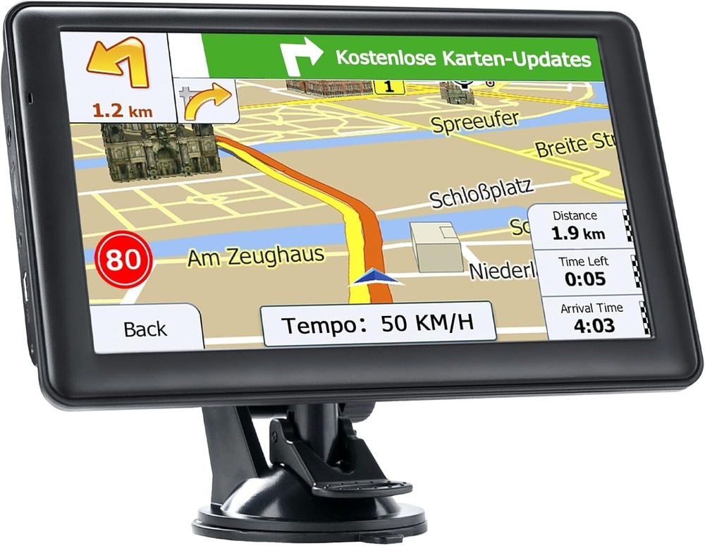 North America GPS Navigation with 2024 Maps & Multi-Language Voice Support