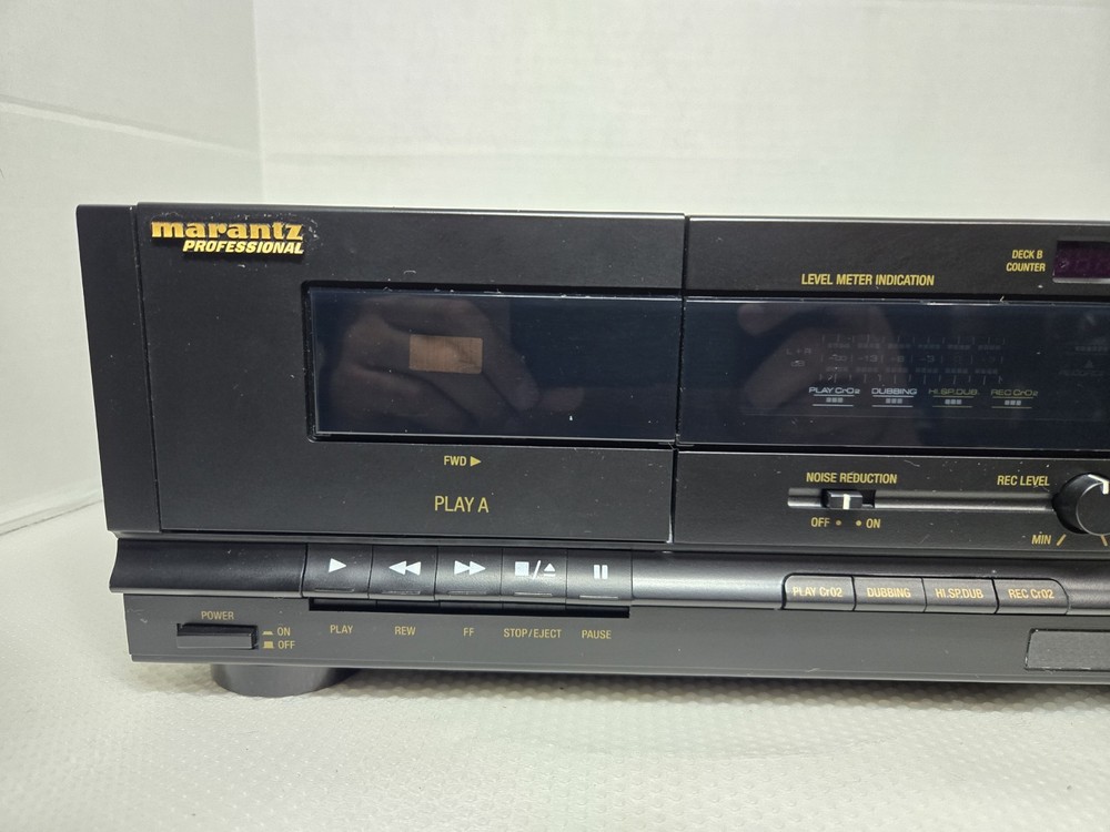 NICE!! Marantz PMD-300CP Dual Cassette Deck with PC USB Connection