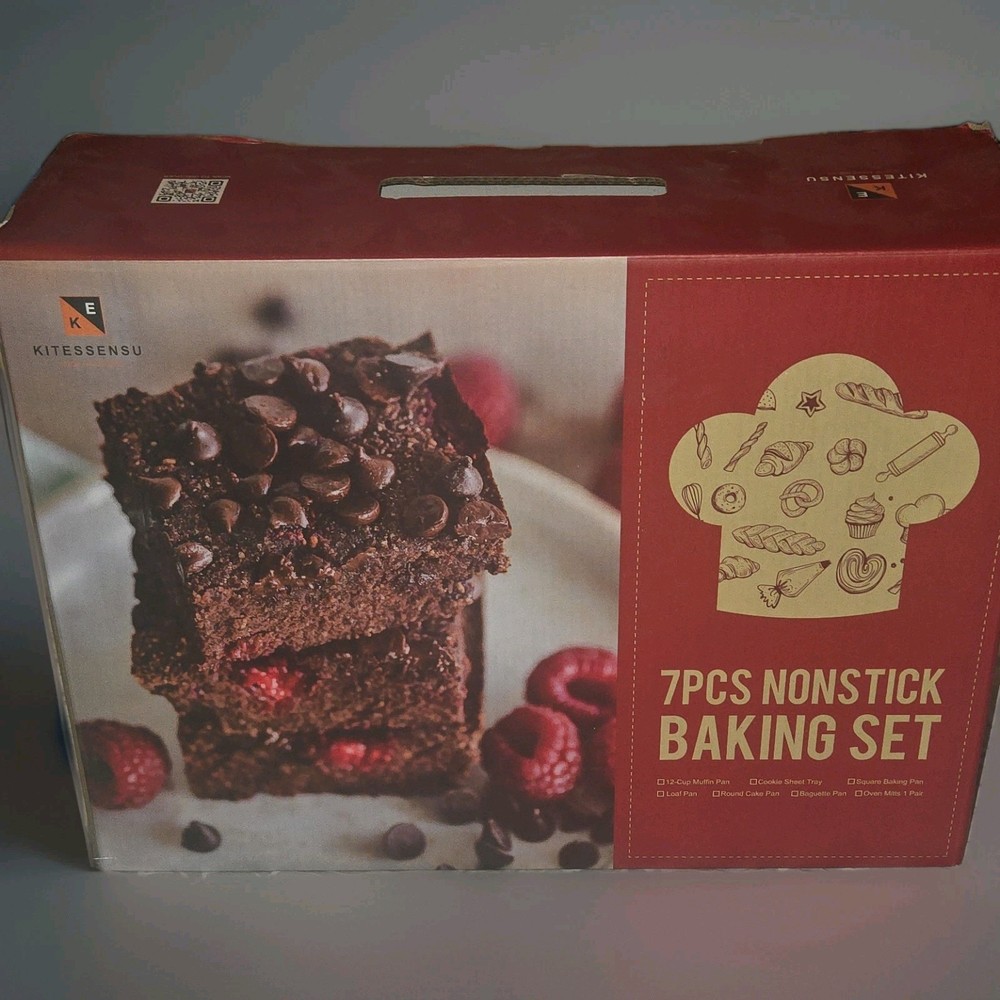 Kitessensu 7-Piece Nonstick Baking Set