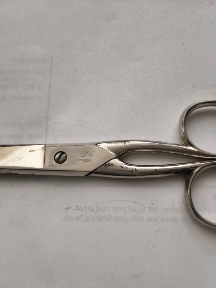 Fine Older Gingher Blunt Tip Pocket Scissors! Premium-Quality! Solingen Germany!