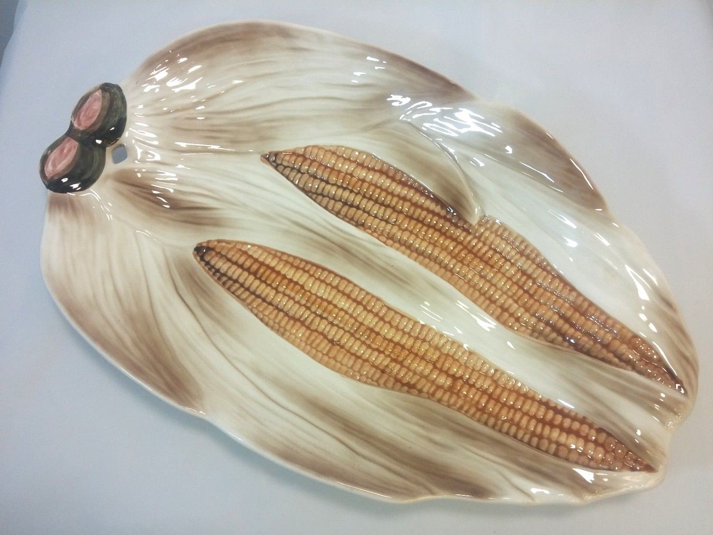 Vintage  Platter  Plate Serving Tray Embassy Corn