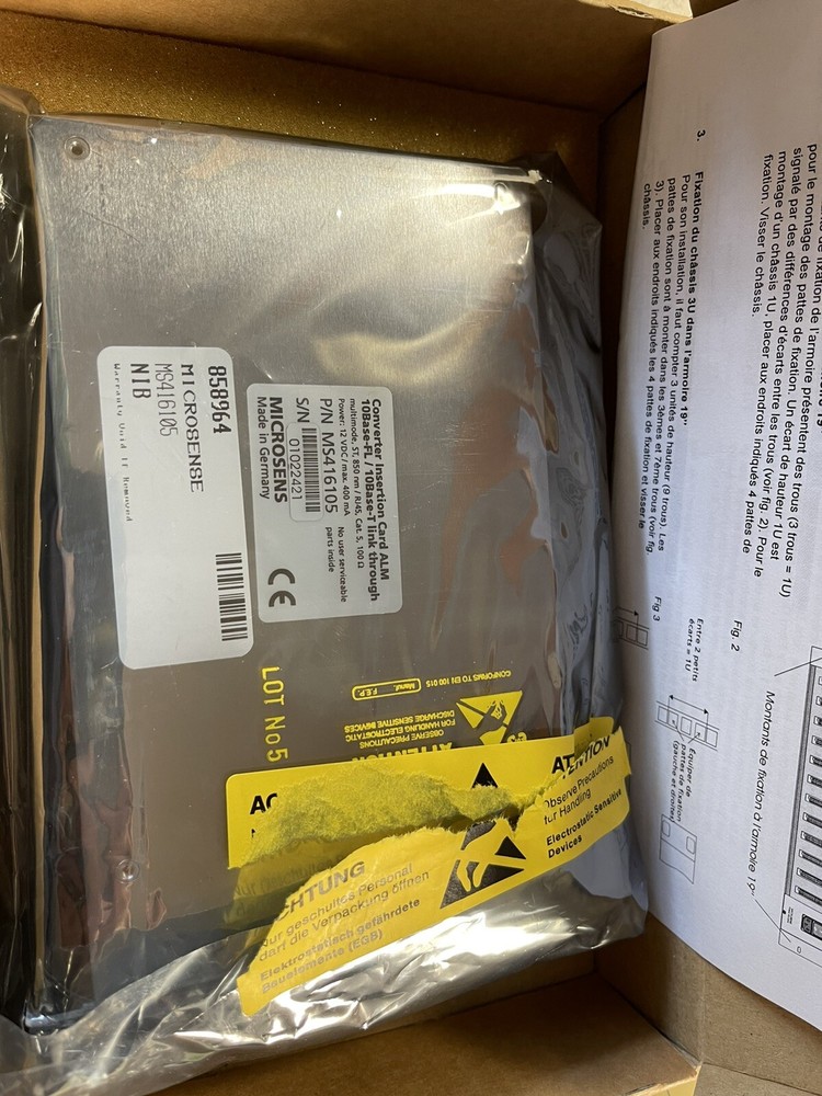 MICROSENS MS416105 MODULE ETHERNET 10-BASE-T