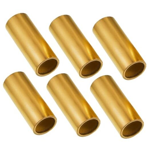 6 Pcs Trailer Leaf Spring Bushing Kit Brass Shackle Bushings for Trailer Axle