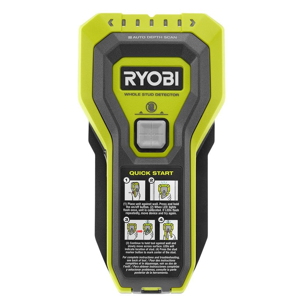 RYOBI Whole Stud Detector with Auto Depth Scan