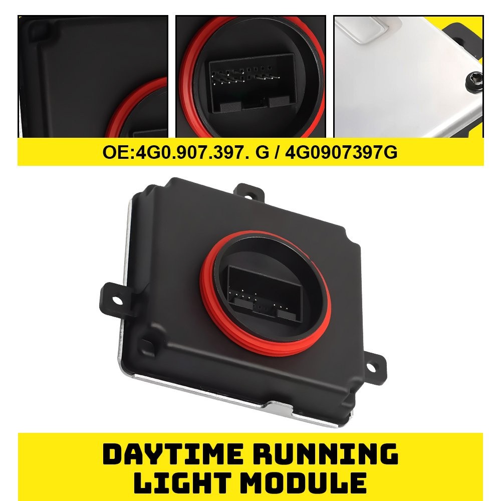 Daytime Running LED Light DRL Module Unit For 45643 Audi A7 R8 VW Golf Passat