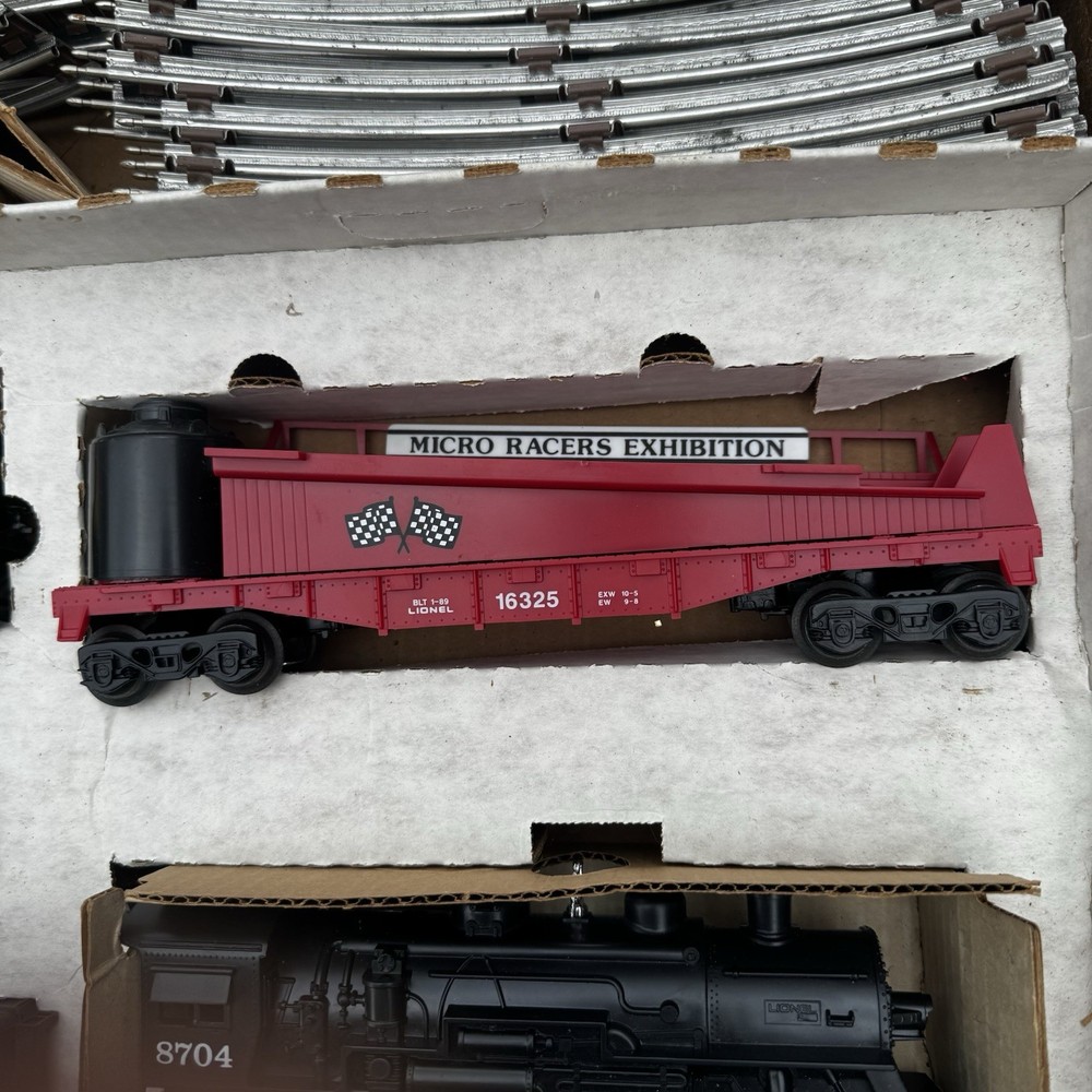 Vintage 1989 Lyonel Micro Racers Express Train Set Complete