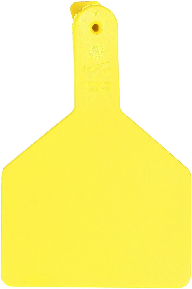 Z Cow Tags Blank Yellow 25 Count Easy Application Prevent Disease Transfer