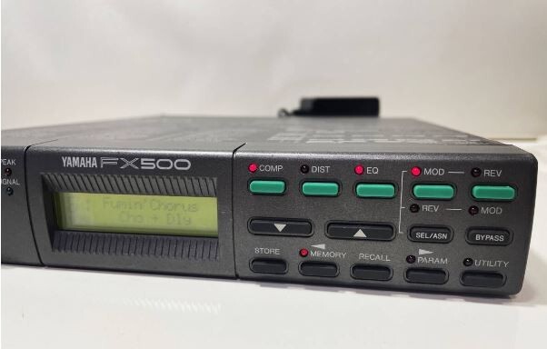 YAMAHA FX500 Simul Effect Processor Made In Japan Effect Rack w/PowerSupply rare
