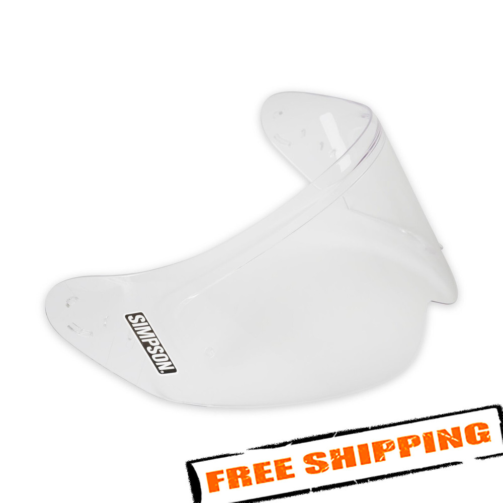 Simpson Racing GBCSE Clear Ghost/Speed Bandit Helmet Replacement Shield