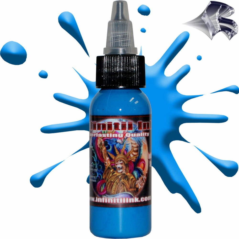 Infinitii Sky Blue Tattoo Ink 1oz