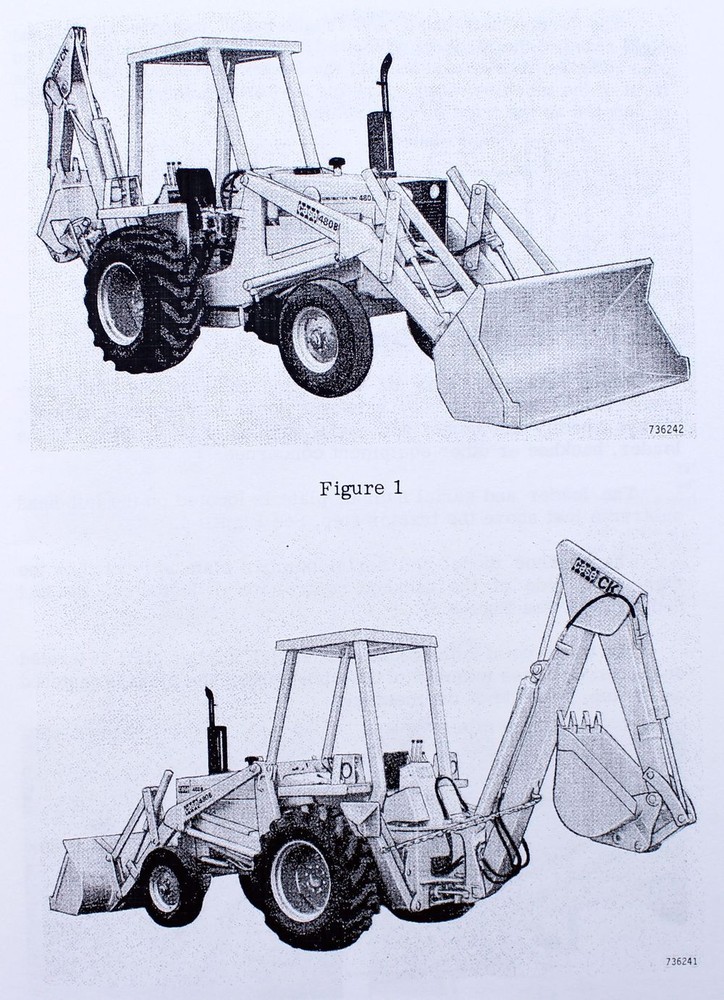 Case 480B 480Ck Series B Tractor Loader Backhoe Owners Operators Manual