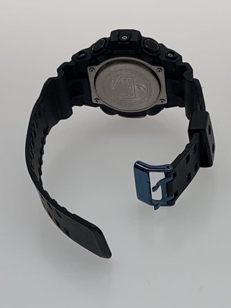 CASIO Quartz Watch G SHOCK Digital Analog Rubber BLK BLK SS