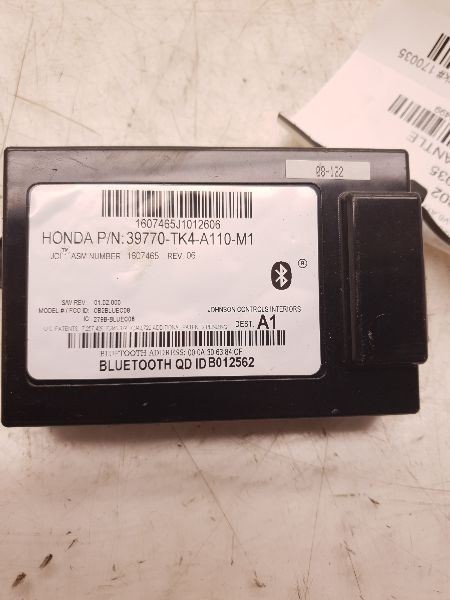 09-11 ACURA TL BLUETOOTH COMMUNICATION CONTROL MODULE ECM ASSEMBLY