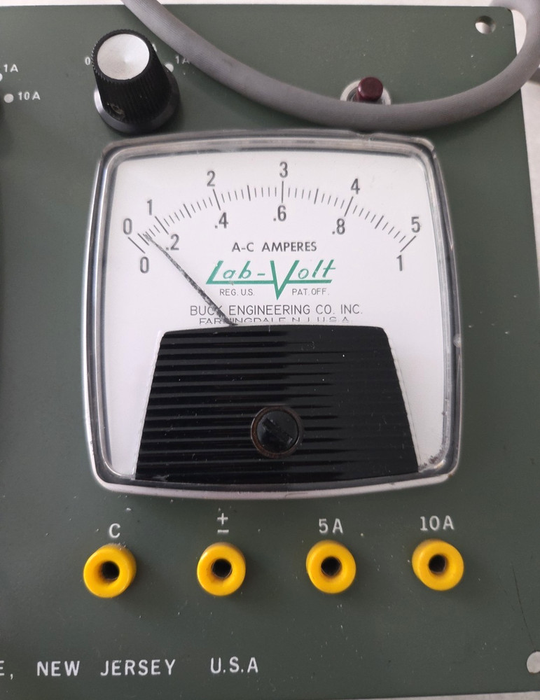 * WORKING Lab-Volt Model 280B Solid State Meter Panel analog FET multimeter-RARE