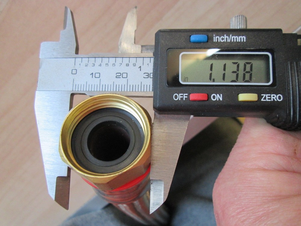 Everbilt Water Heater Connector Line Set 18" Long 3/4" FIP to 3/4" FIP #P100AG