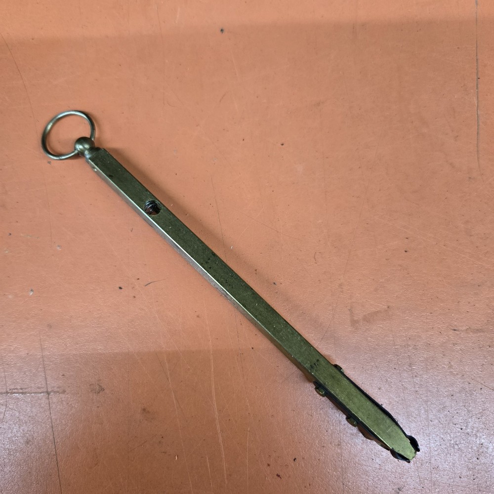 Vintage brass straight-line percussion capper muzzleloader black powder