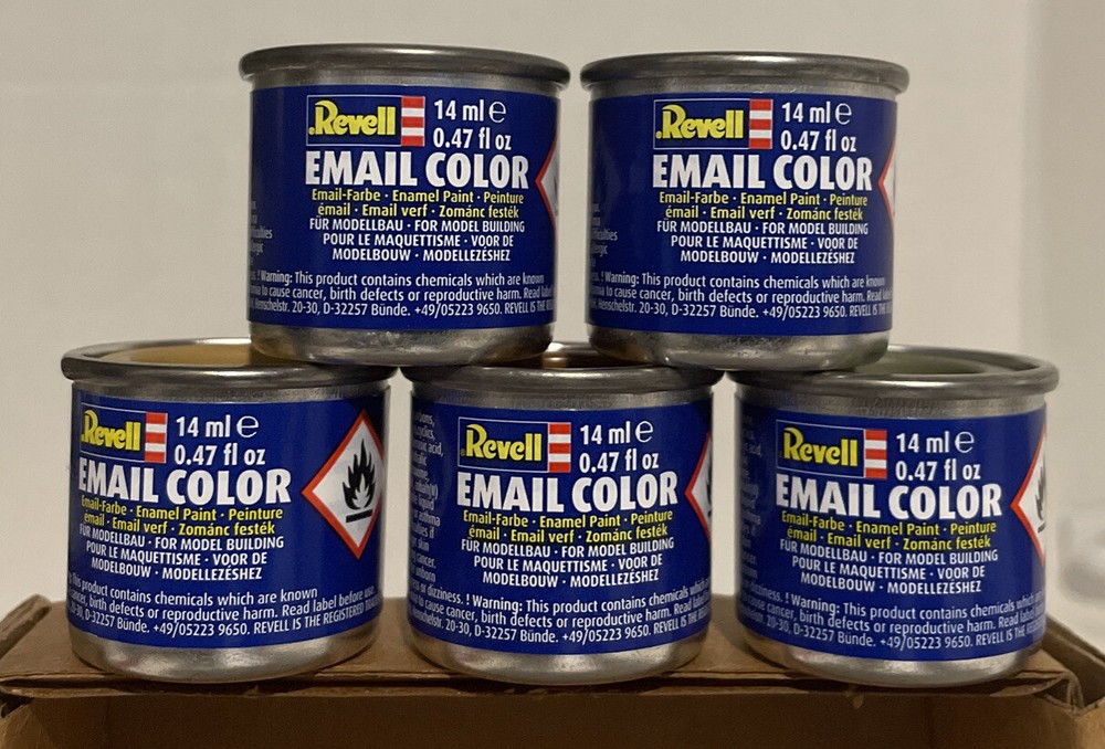 Revell enamel color 5 pcs bundle.