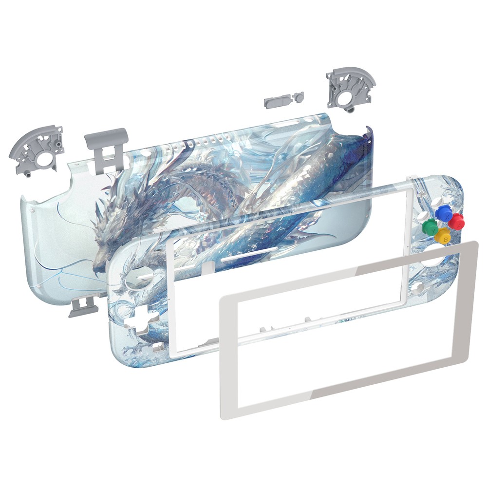 Replacement Custom Housing Shell w/Screen Protector for Nintendo Switch Lite