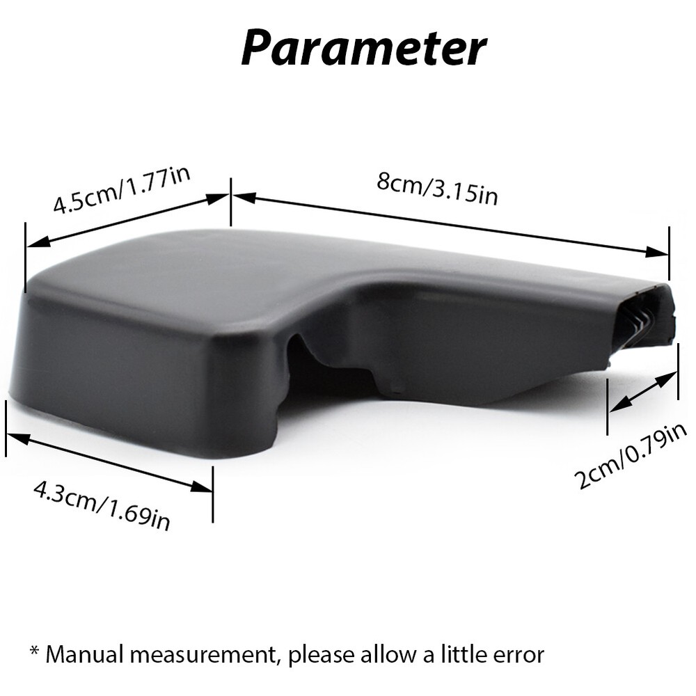 Front WINDSCREEN Wiper Arm Nut Cover Cap Fit For BMW 3 E90 E91 E92 E93 RHD 04-13