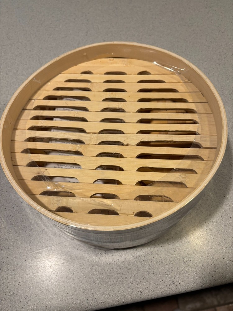 Crofton 2-Piece Bamboo Steamer Set – 100% Bamboo - NEW