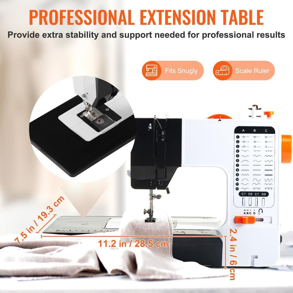 SVOPES Portable Sewing Machine, 38 Stitches, Reverse Function, Dual Speed