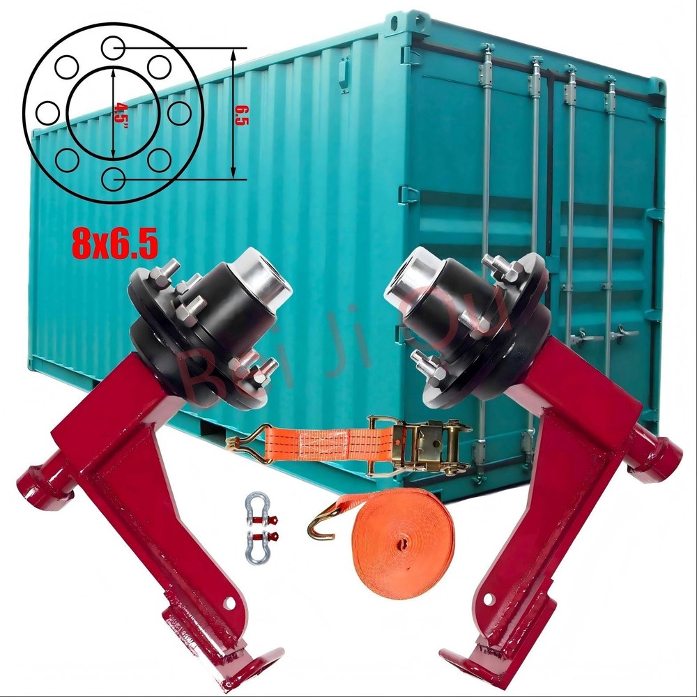 Thickened Shipping Container Wheels，8x 6.5 Lug，Container mobile Kits（2PCS）
