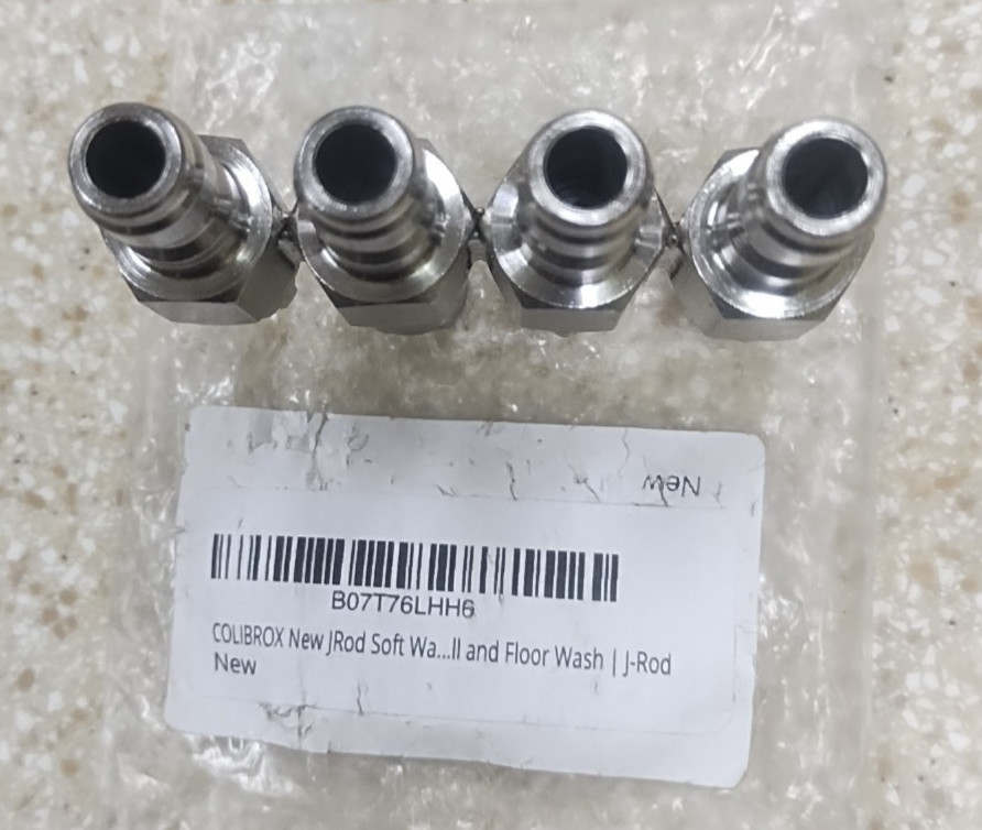 COLIBROX JRod Soft Wash System 4 Way Tip Holders 4 GPM Attachment Set Chrome
