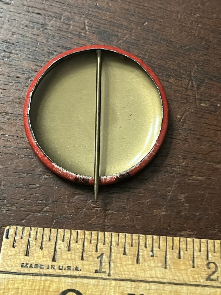 Federal Mogul Pinback Button 1 3/8 in Dia.