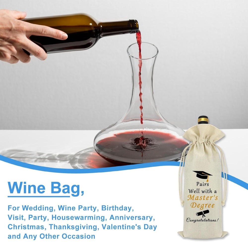 Master's Degree Graduation Wine Master's Gift(Style 1)