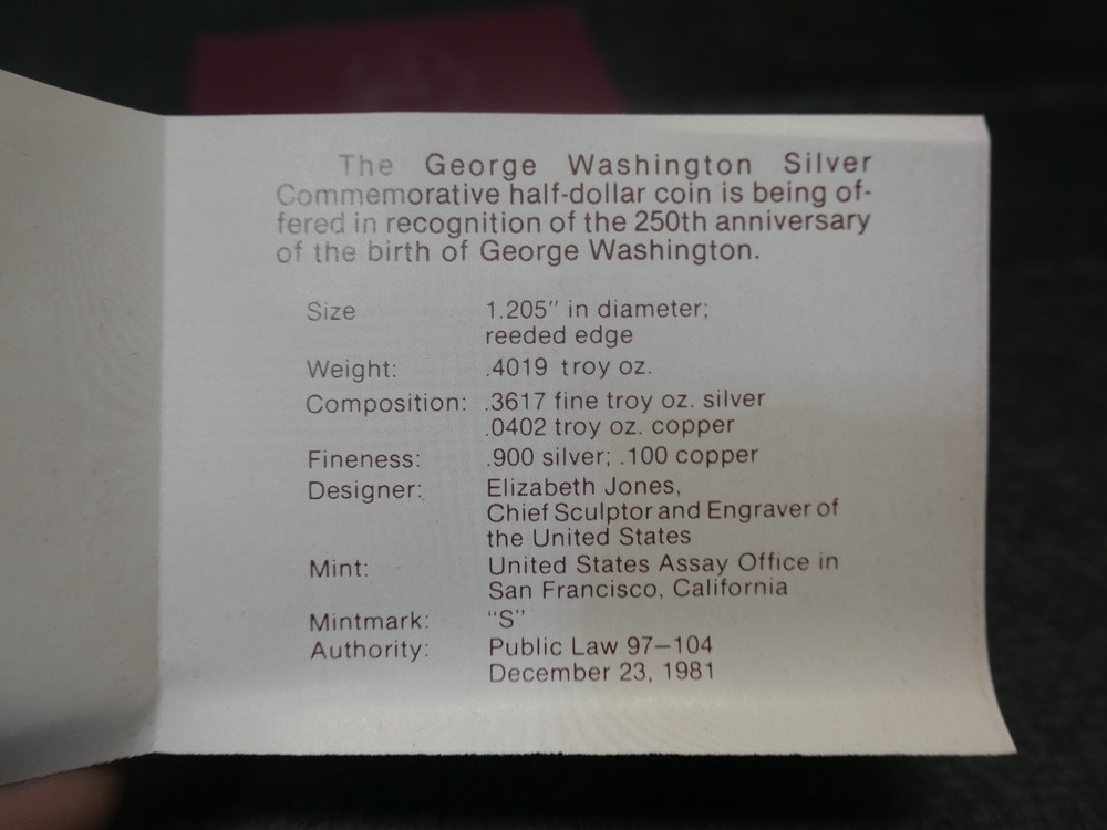 90% Silver Commemorative Half Dollar 1732-1982 W/ Box And COA !!!