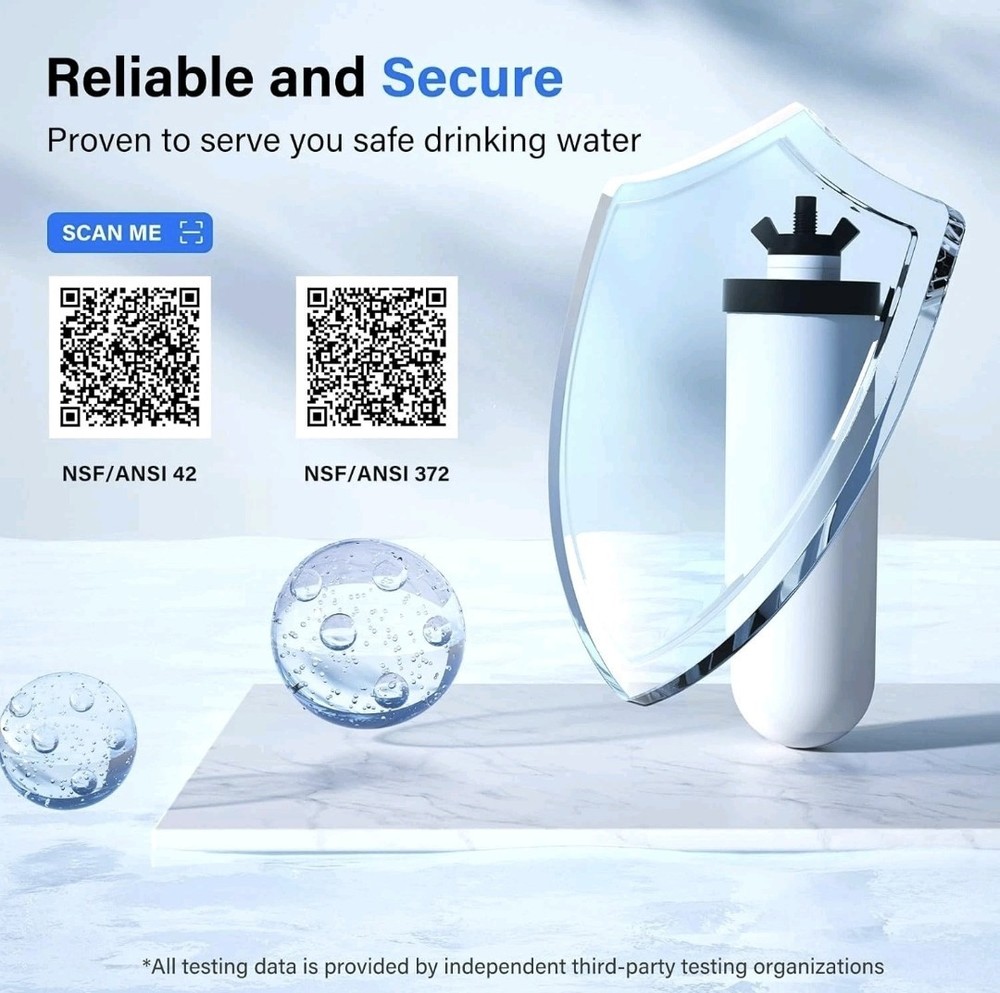 Purewell PF-4 Ceramic 3-Stage Purification Elements, K Series K8013 - 2 Pack