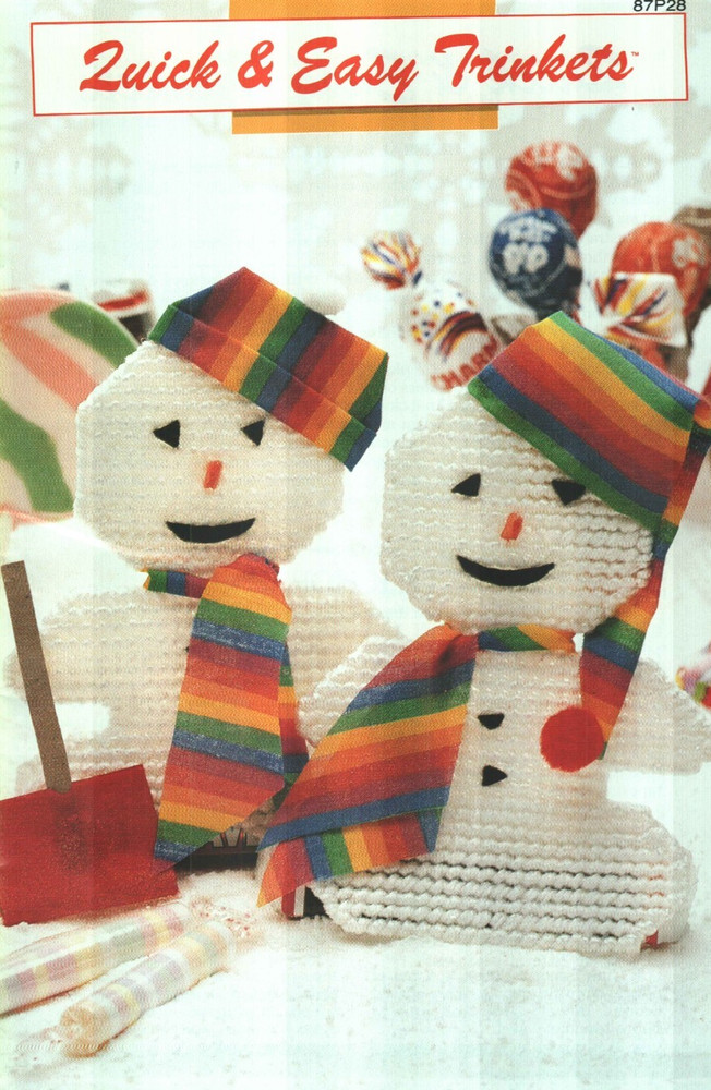 NEW QUICK & EASY TRINKETS ANNIE'S DIGEST SIZE PLASTIC CANVAS PATTERN BOOK