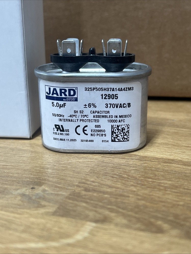 Jard 5MFD Run Start Capacitor 370 Vac