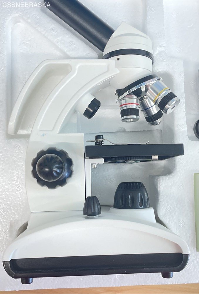 White Biological Microscope Telmu Model: XSP - 75