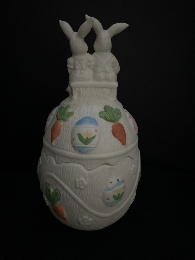 Bunny Egg Covered Candy Box By World Bazaar Jade Collection