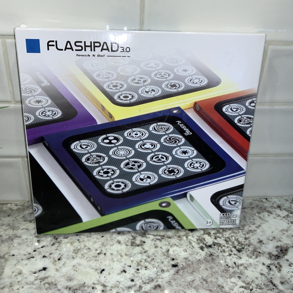 NOS FlashPad 3.0 Touch N Go  Electronic LED Game - Ages 3+