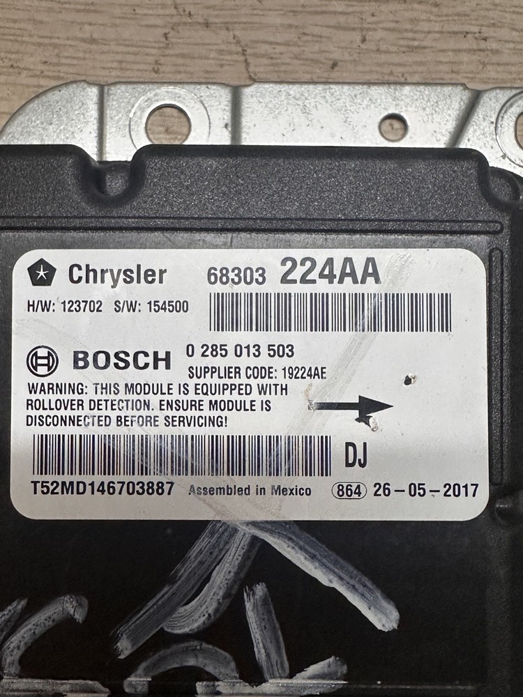 2012-2013 RAM 1500 BCM ECU SRS BAG DIAGNOSTIC CONTROL MODULE OEM 68303 224AA