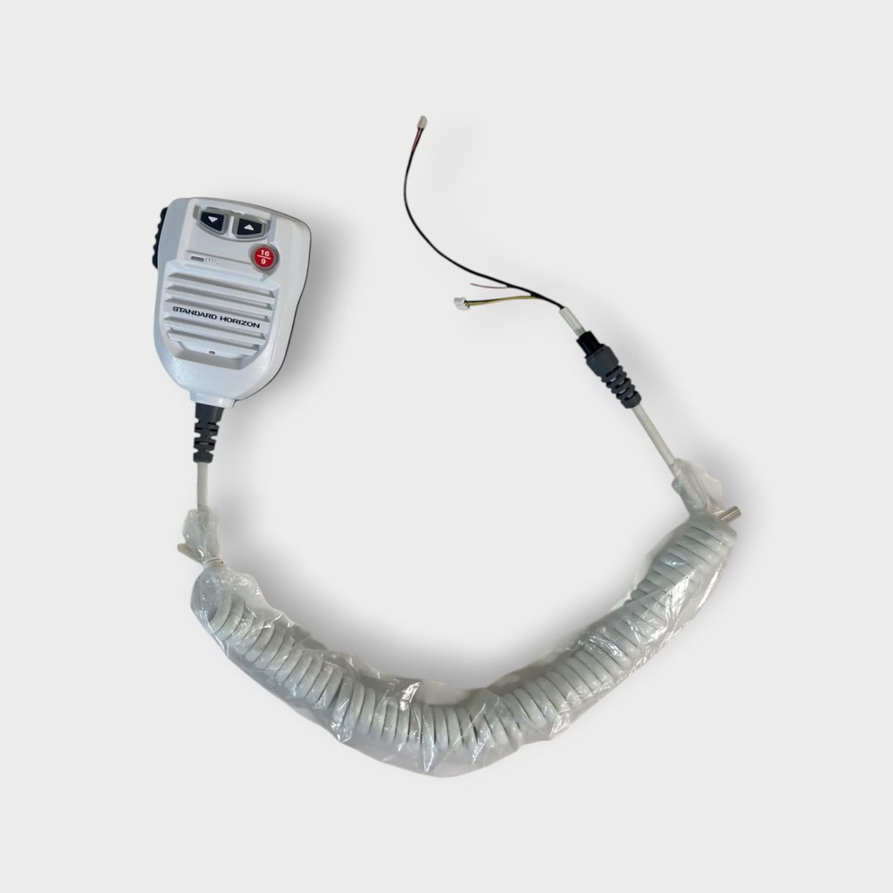 Matrix Fixed Mount VHF Replacement Mic- Class D DSC - 30W - White MIC ONLY