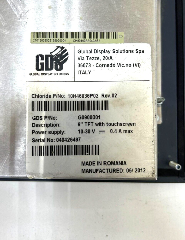 GDS G0900001 9" TFT with touchscreen