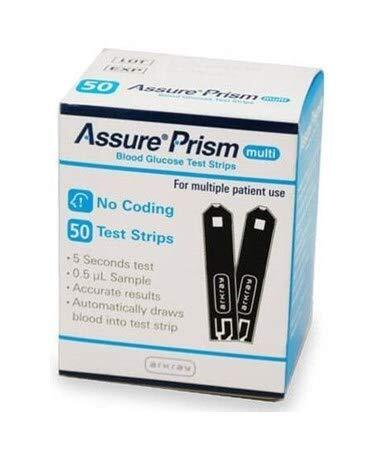 Assure Prism Multi Blood Glucose Test Strips 50 Count Pack