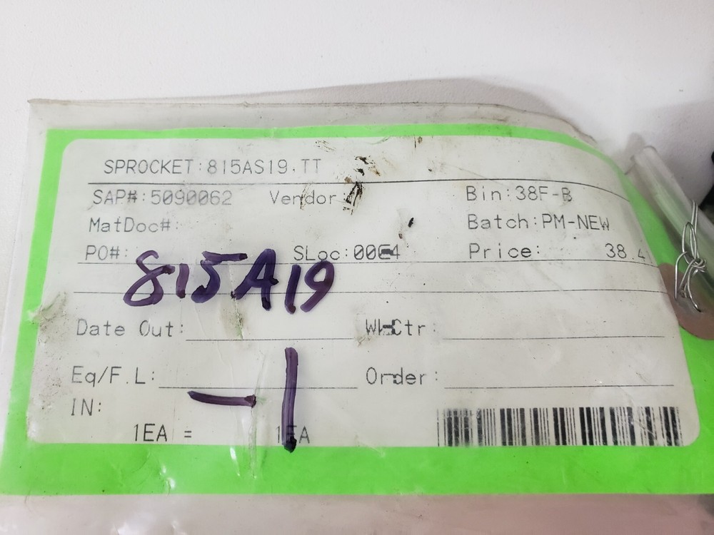 UNUSED - Martin 815A19 Sprocket