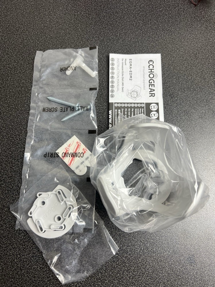 Wall Mount For Echo Dot (4th Generation)- White