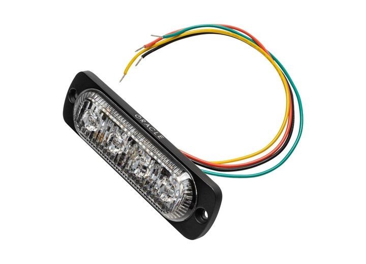 Oracle Lighting 3510-005 4 LED Slim Strobe Light - Amber