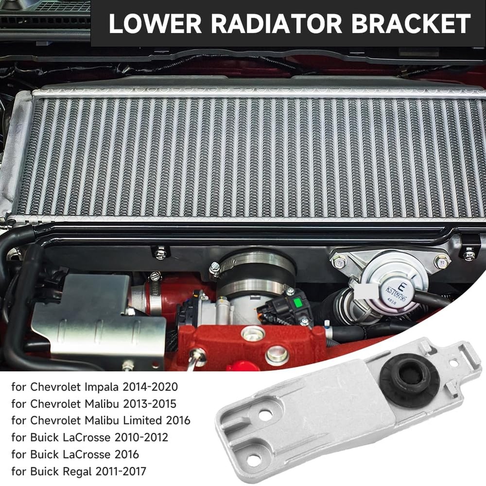 Lower Radiator Bracket - Compatible for Chevrolet Impala 2014-2020, for Chevy...