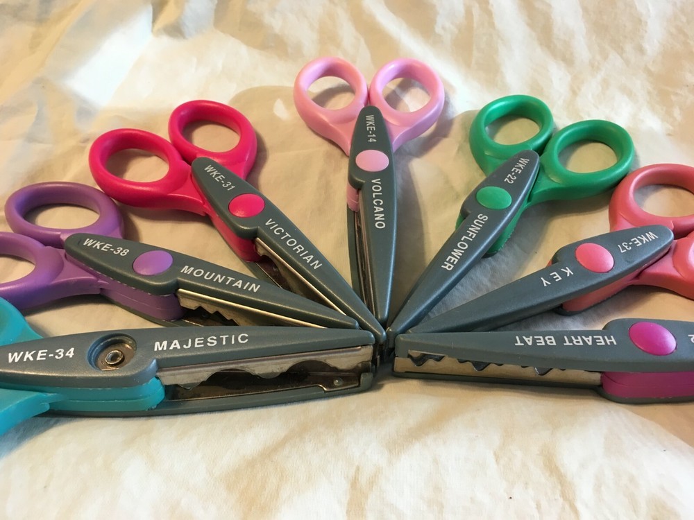 Kraft Edgers Bundle of 7 Scrapbooking Scissors
